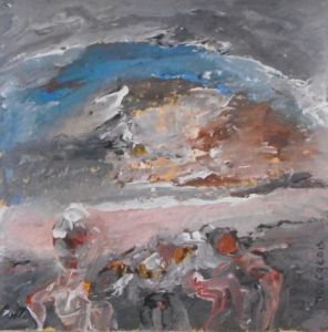 Voir le détail de cette oeuvre: repos au bord de la route